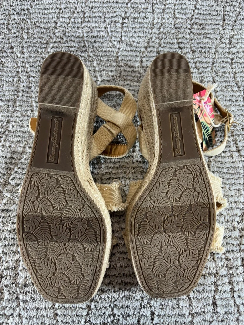 NEW Tommy Bahama Size 8.5 Bethany Espadrille Wedge Sandals